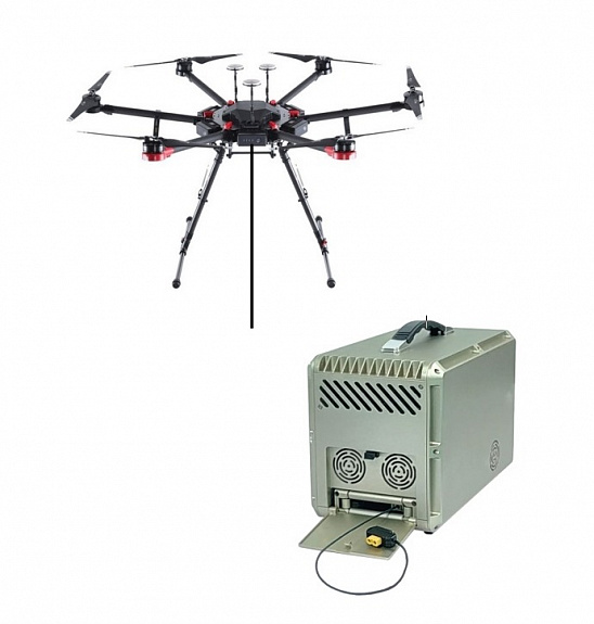 Привязной БПЛА DJI Matrice 600