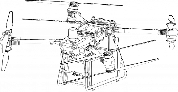  Привязной БПЛА DJI FlyCart 30